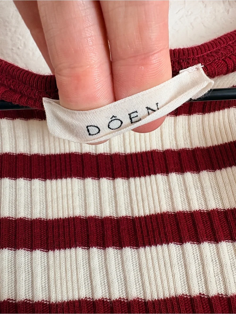 Doen Paola Striped Sweater Top